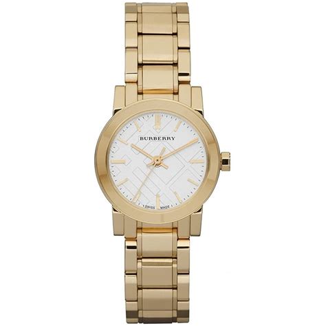 womens gold burberry watch